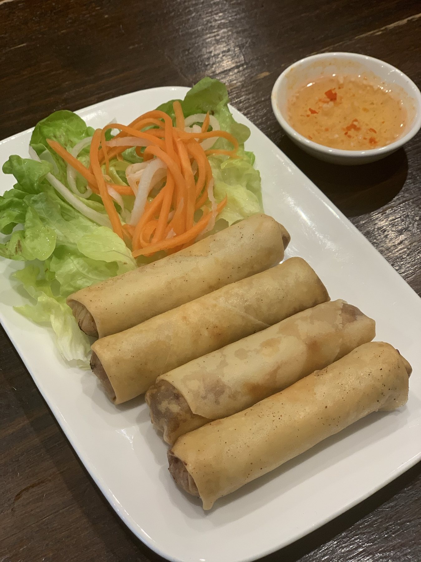 Close-up of a Vietnamese dish from Gia Đình