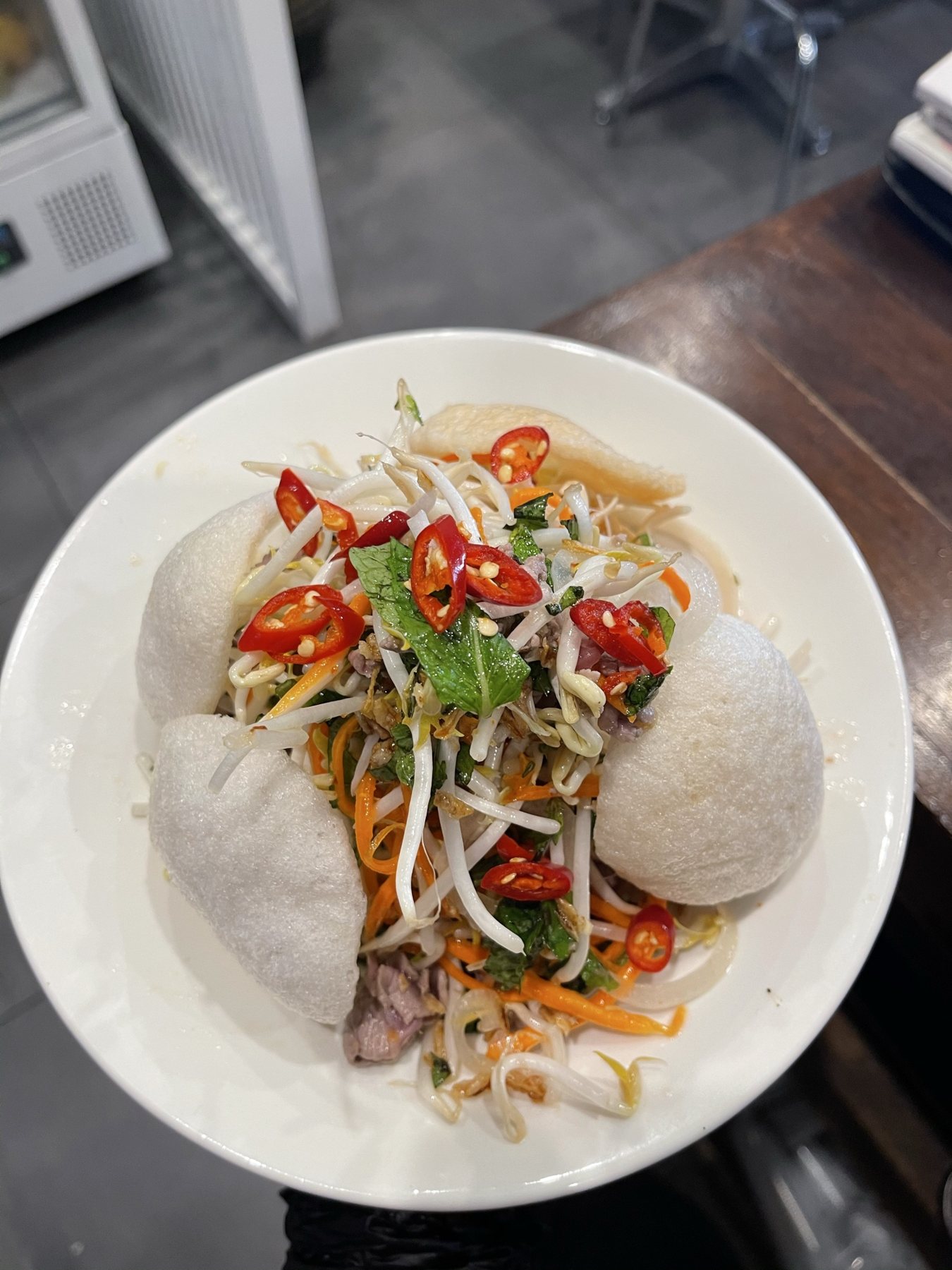 Gia Đình menu item photographed in the restaurant