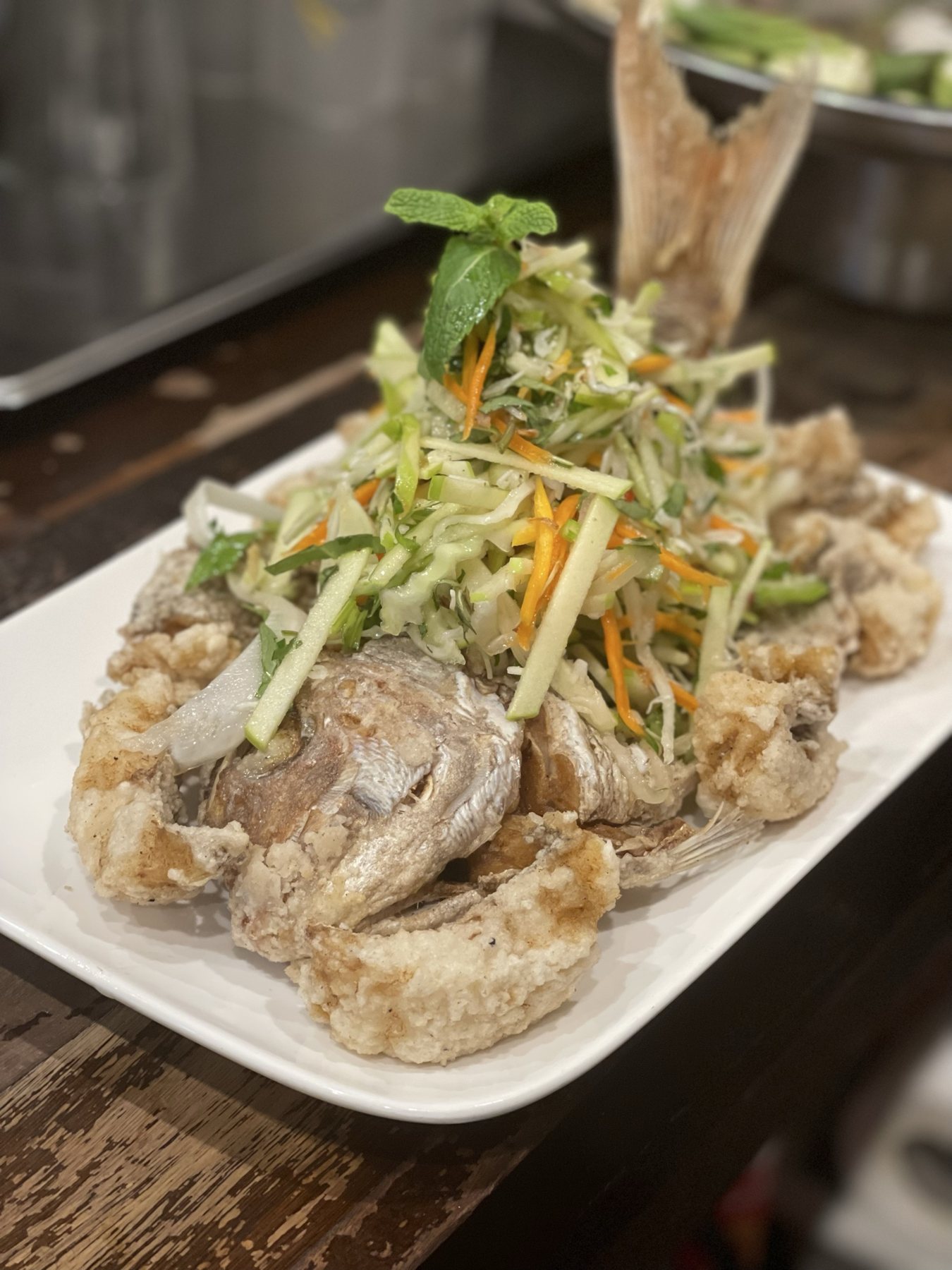 Vietnamese restaurant dish at Gia Đình